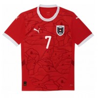 Österreich Marko Arnautovic #7 Fußballbekleidung Heimtrikot Damen EM 2024 Kurzarm